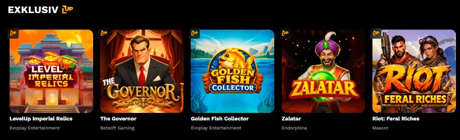 exclusive gameslevel up casino
